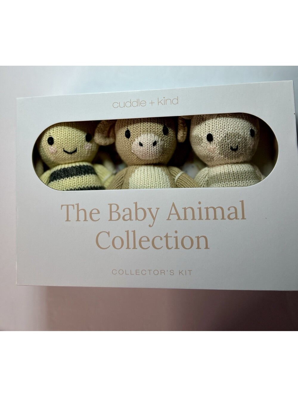 cuddle+kind The Baby Animal Collection 3-Pc Plush Box Set NIB NWT Zebra Cow Bee